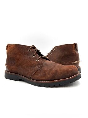 Timberland Lace Up Suede Leather Waterproof Chukka Ankle Boots Men Size 9.5